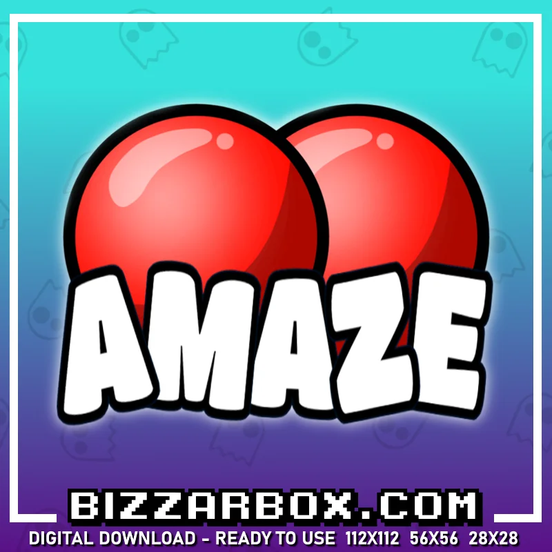 Twitch Streamer Emote - Amaze Balls