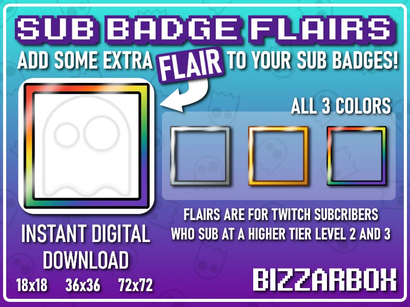 Sub Badge Flairs - Frames