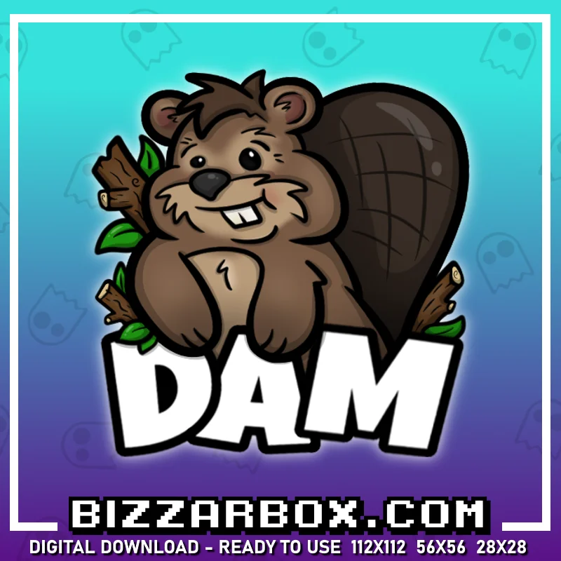 Twitch Streamer Emote - Beaver Dam