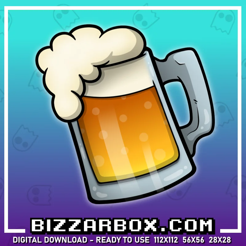 Twitch Channel Point Emote - Beer Mug
