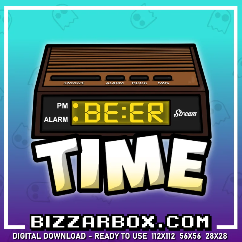 Twitch Streamer Emote - Beer Time