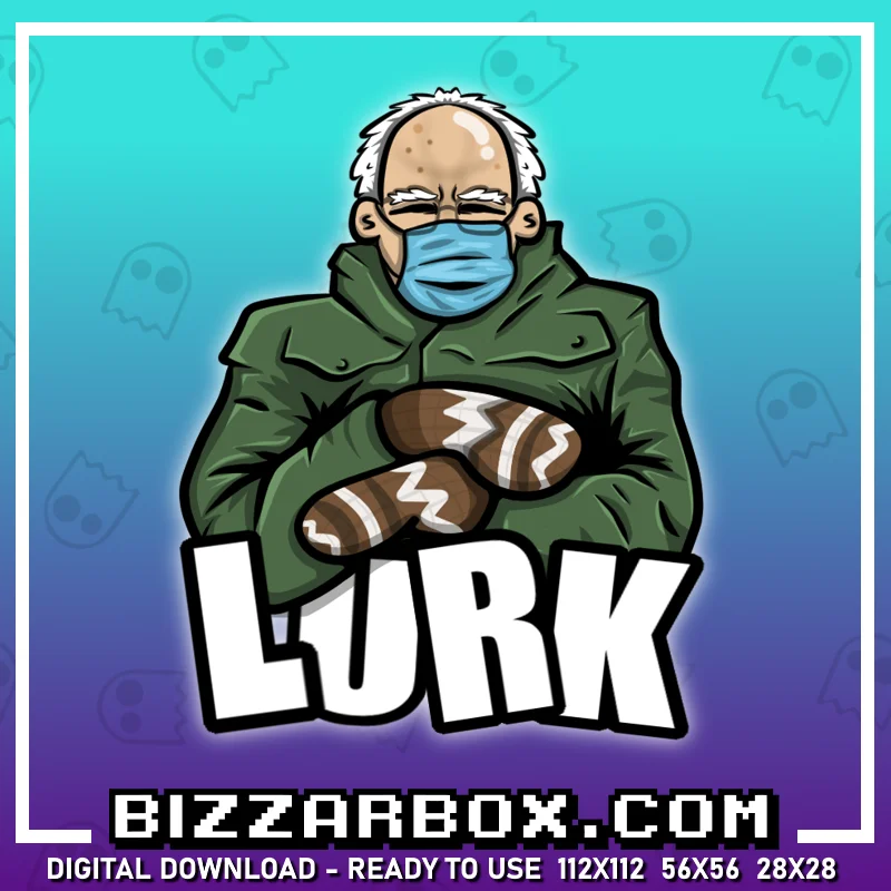 Twitch Streamer Emote - Bernie Lurk