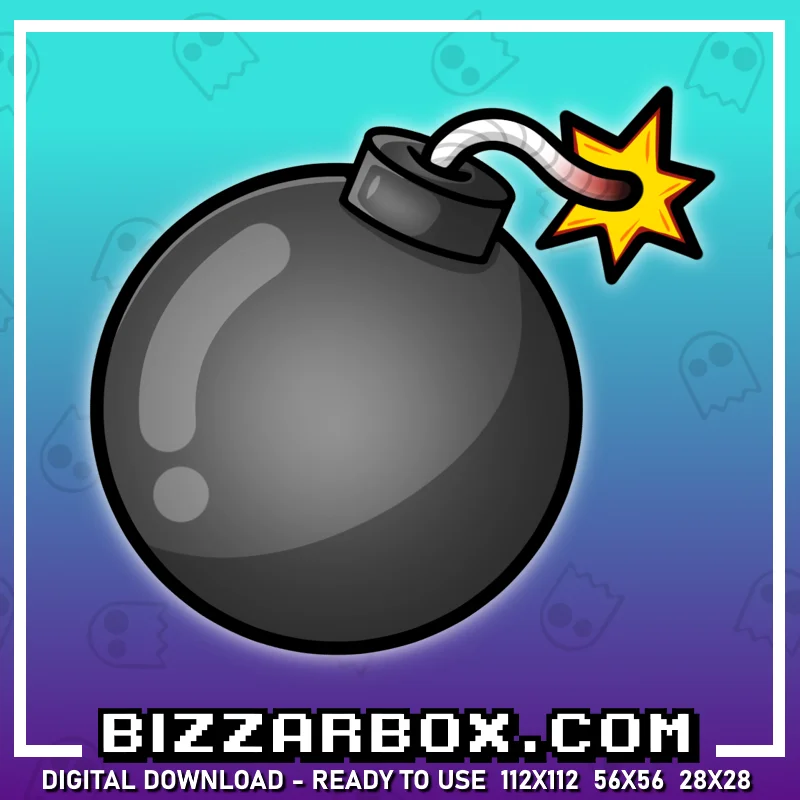 Twitch Streamer Emote - Bomb