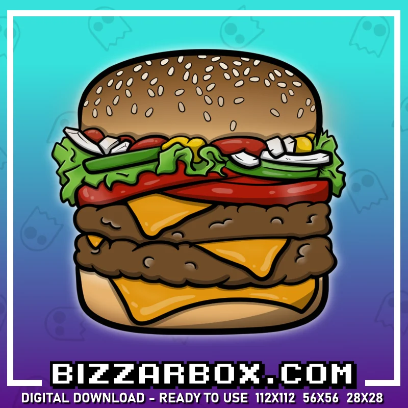 Twitch Streamer Emote - Burger