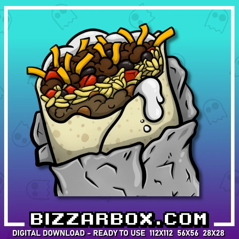 Twitch Streamer Emote - Burrito