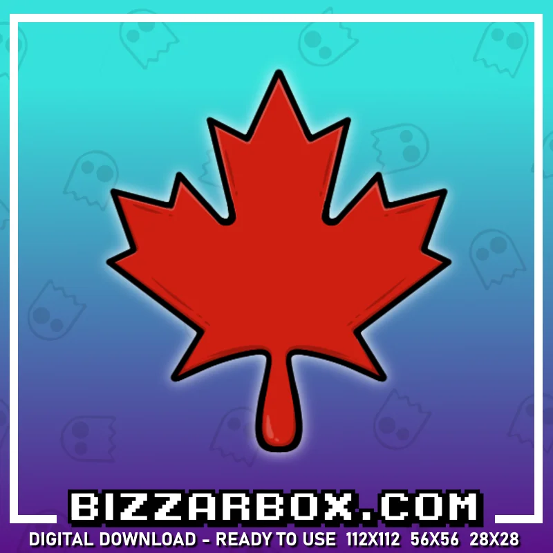 Twitch Streamer Emote - Canada Maple Leaf