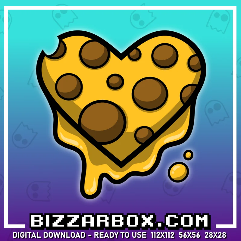 Twitch Streamer Emote - Cheese Heart