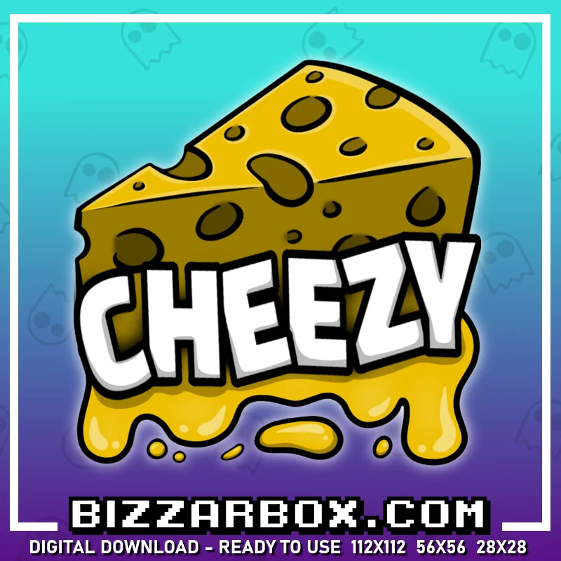 Twitch Streamer Emote - Cheesy Cheese