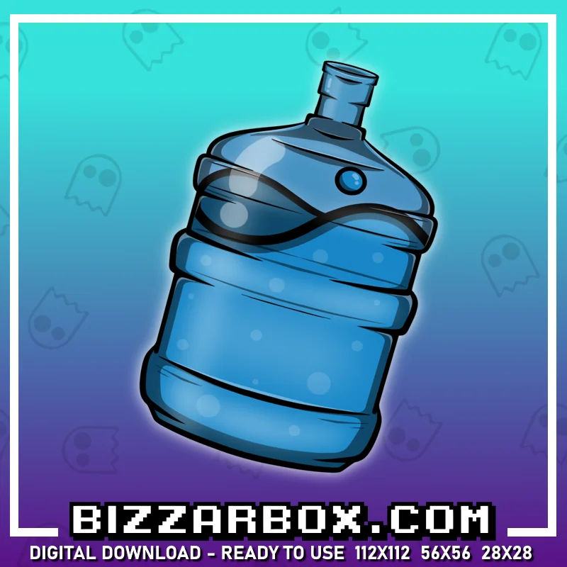 Twitch Channel Point Emote - Hydrate Chug Water
