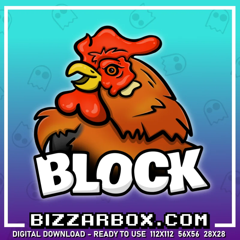 Twitch Streamer Emote - Roster Block