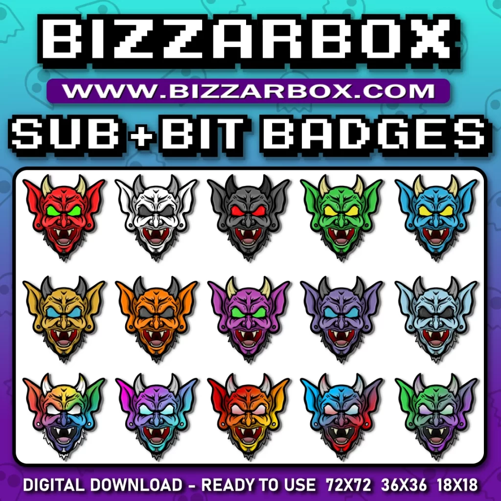 Twitch Sub Badges - Demons