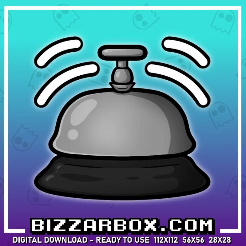 Twitch Streamer Emote - Desk Bell Ding