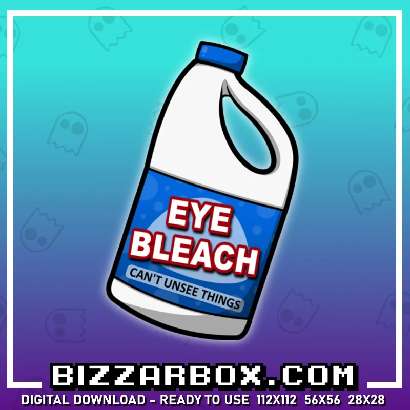 Twitch Streamer Emote - Eye Bleach