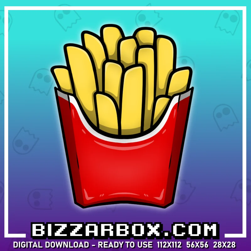 Twitch Streamer Emote - French Fries