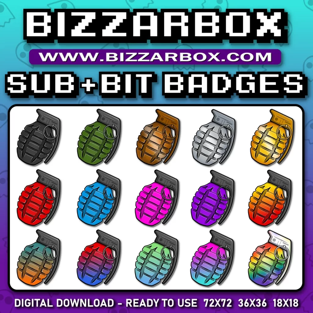 Twitch Sub Badges - Grandes