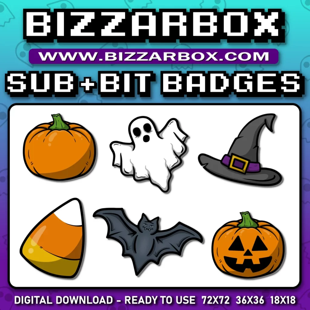 Twitch Sub Badges - Halloween