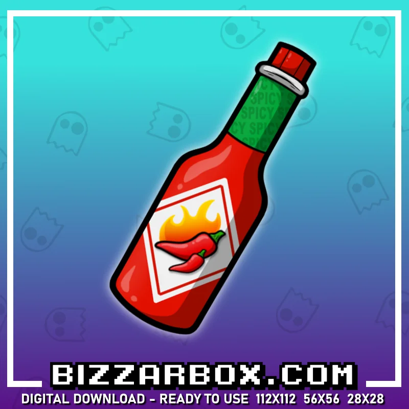 Twitch Channel Point Emote - Hot Sauce