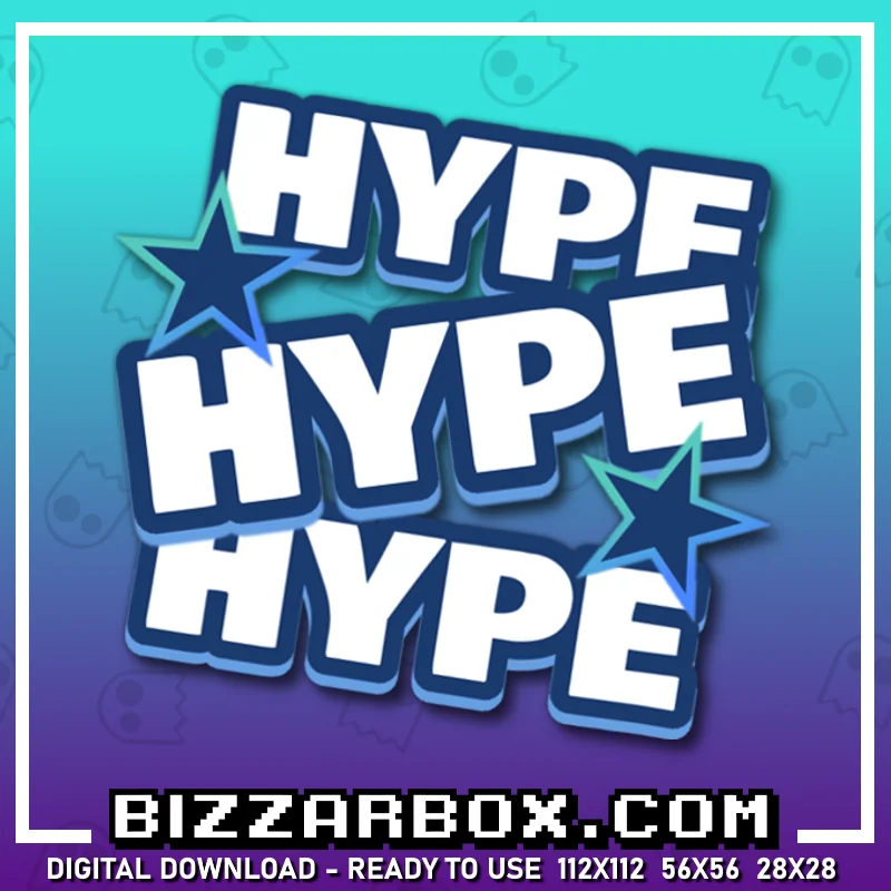 Twitch Streamer Emote - Hype Hype Hype