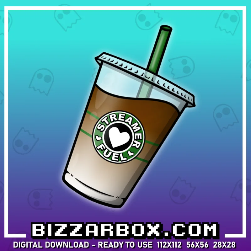 Twitch Channel Point Emote - Iced Coffee Hydrate