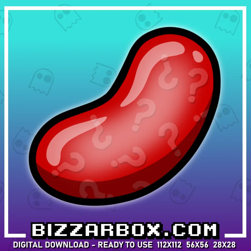 Twitch Channel Point Emote - Mystery Jelly Bean