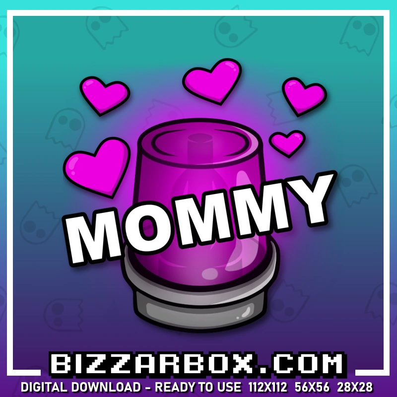 Twitch Streamer Emote - Mommy Alert