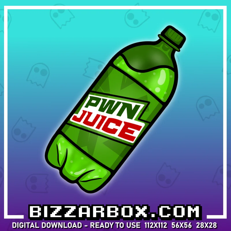 Twitch Channel Point Emote - Gamer Soda Hydrate