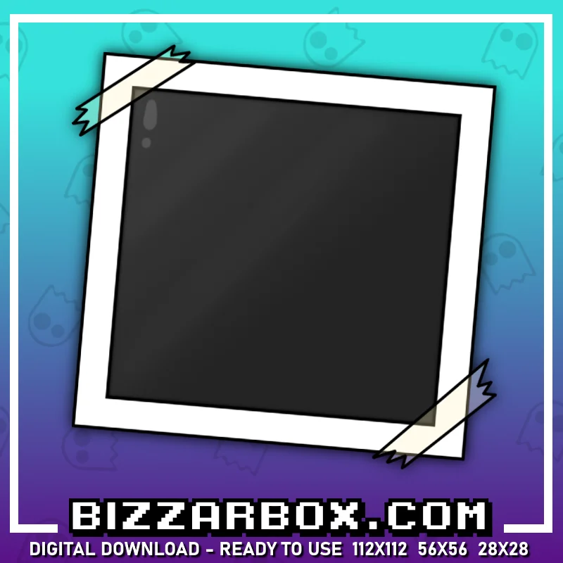 Twitch Streamer Emote - Blank Pic Photo