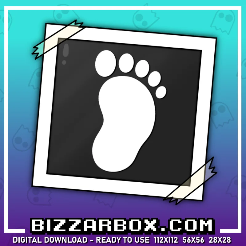 Twitch Streamer Emote - Foot Pic Photo