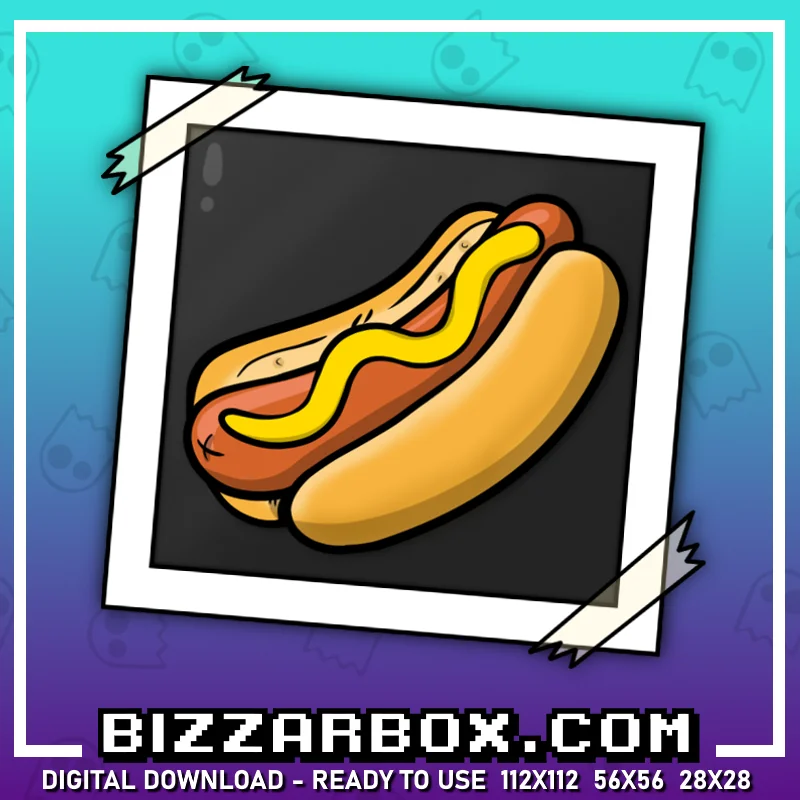 Twitch Streamer Emote - Hotdog Pic Photo