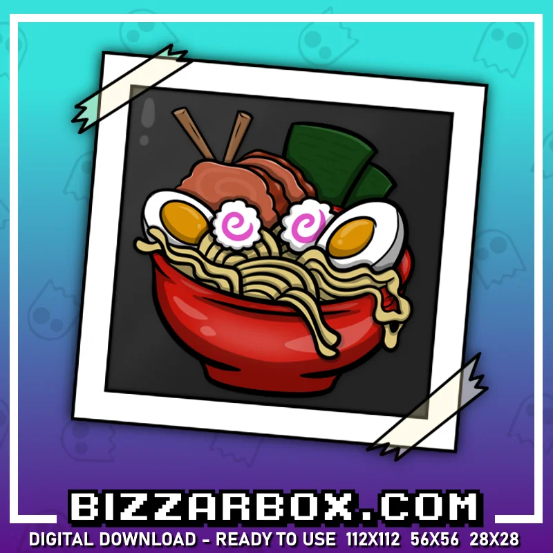 Twitch Streamer Emote - Noods Pic Photo