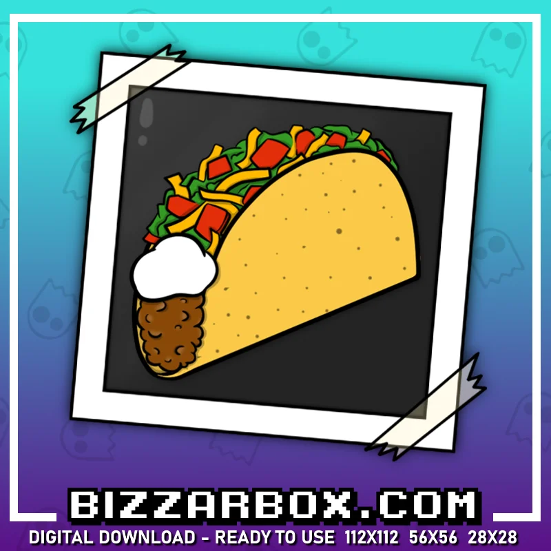 Twitch Streamer Emote - Taco Pic Photo