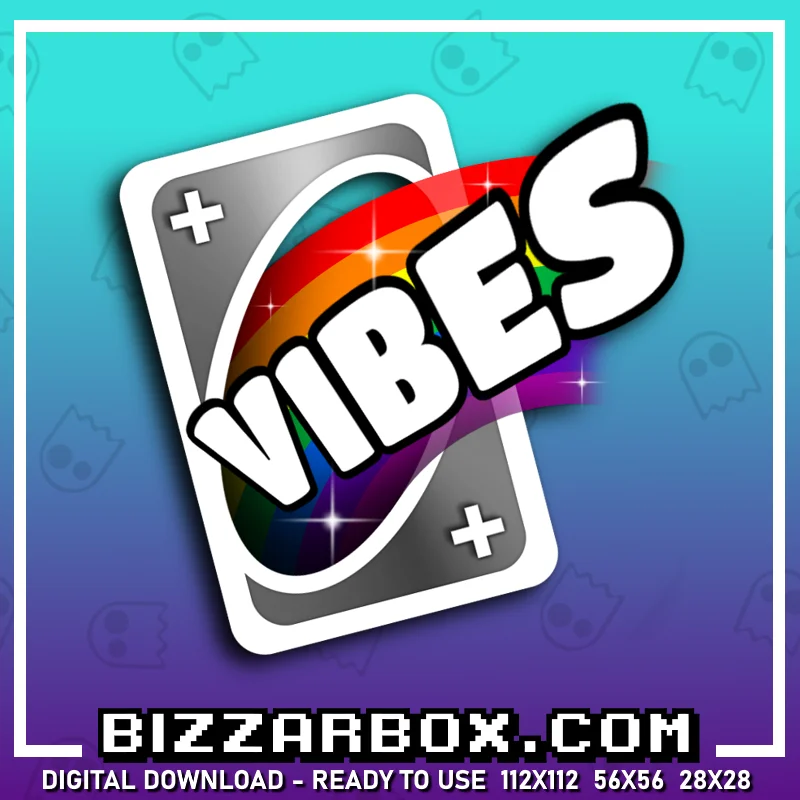 Twitch Streamer Emote - Positive Vibes Card