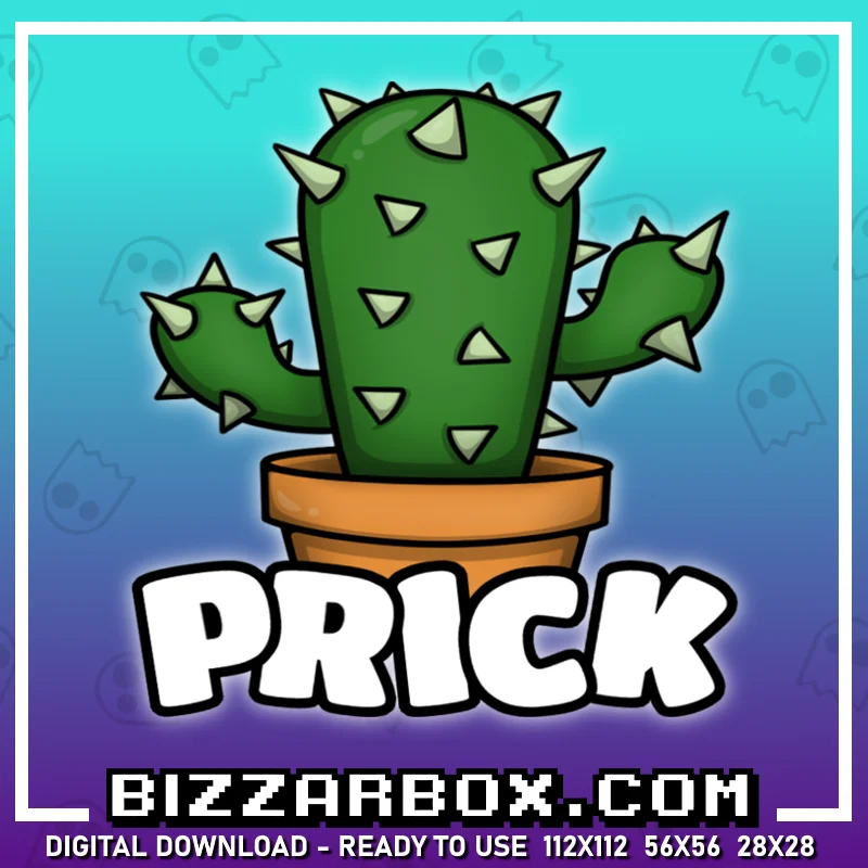 Twitch Streamer Emote - Prick Cactus