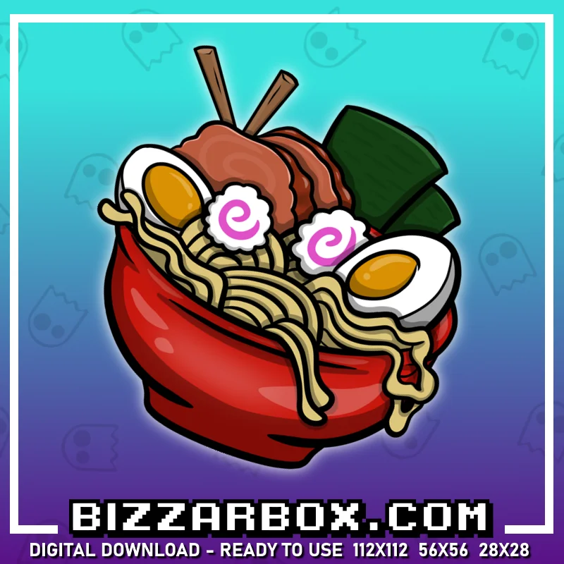 Twitch Streamer Emote - Ramen Noodles