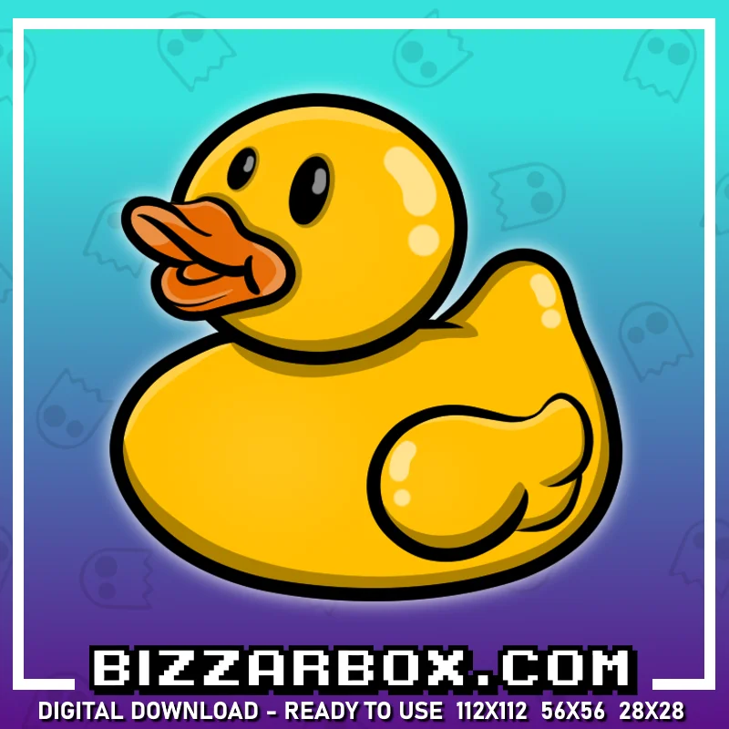 Twitch Streamer Emote - Rubber Duckie