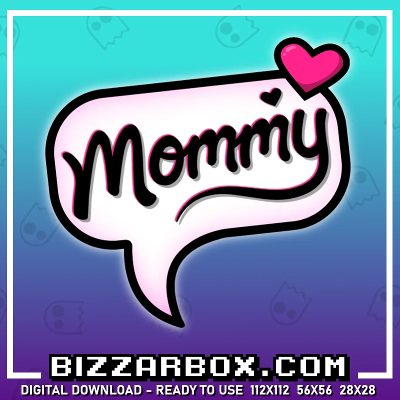 Twitch Streamer Emote - Sat Mommy