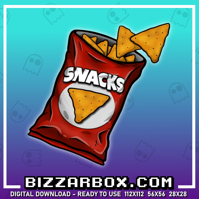 Twitch Streamer Emote - Snacks