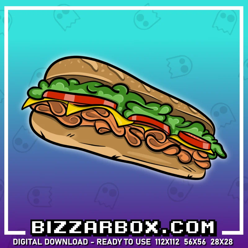 Twitch Streamer Emote - Sub Sandwitch