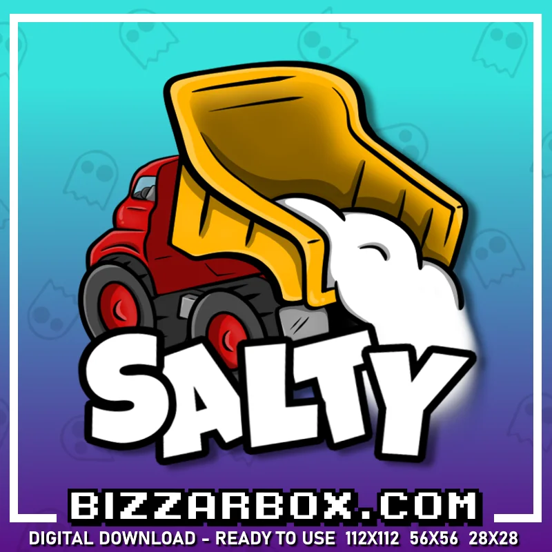 Twitch Streamer Emote - Super Salty