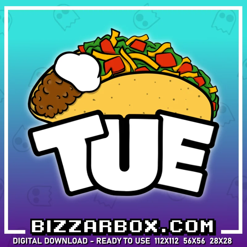 Twitch Streamer Emote - Taco Tuesday