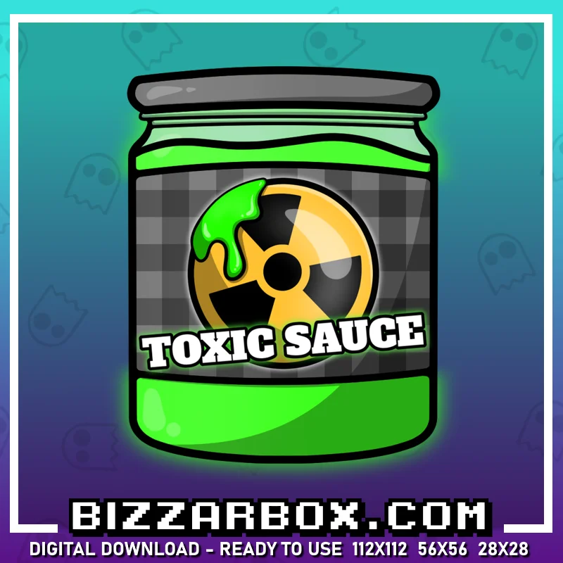 Twitch Streamer Emote - Toxic Sauce