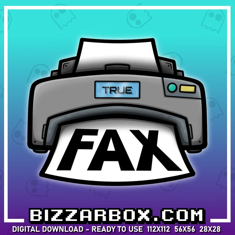 Twitch Streamer Emote - True Fax