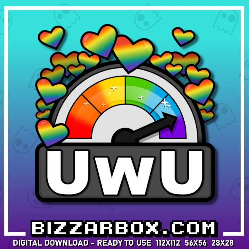 UwU Meter Emote for Streamers Twitch, Kick, Discord