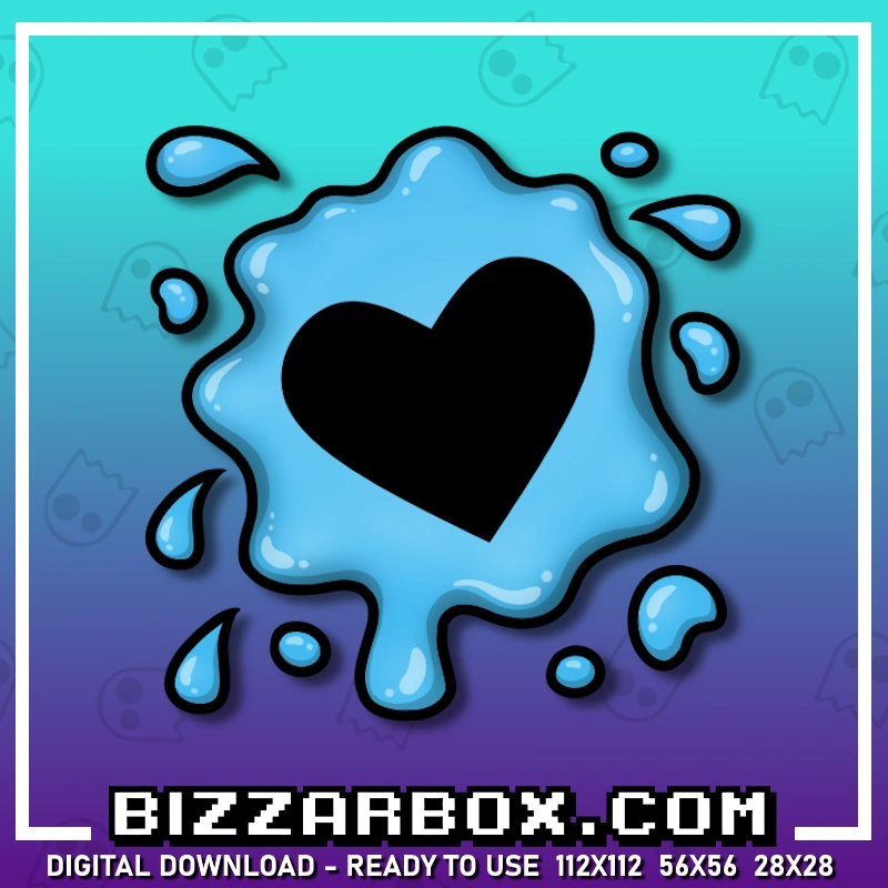 Streamer Emote Moist Heart Love For Twitch and Discord