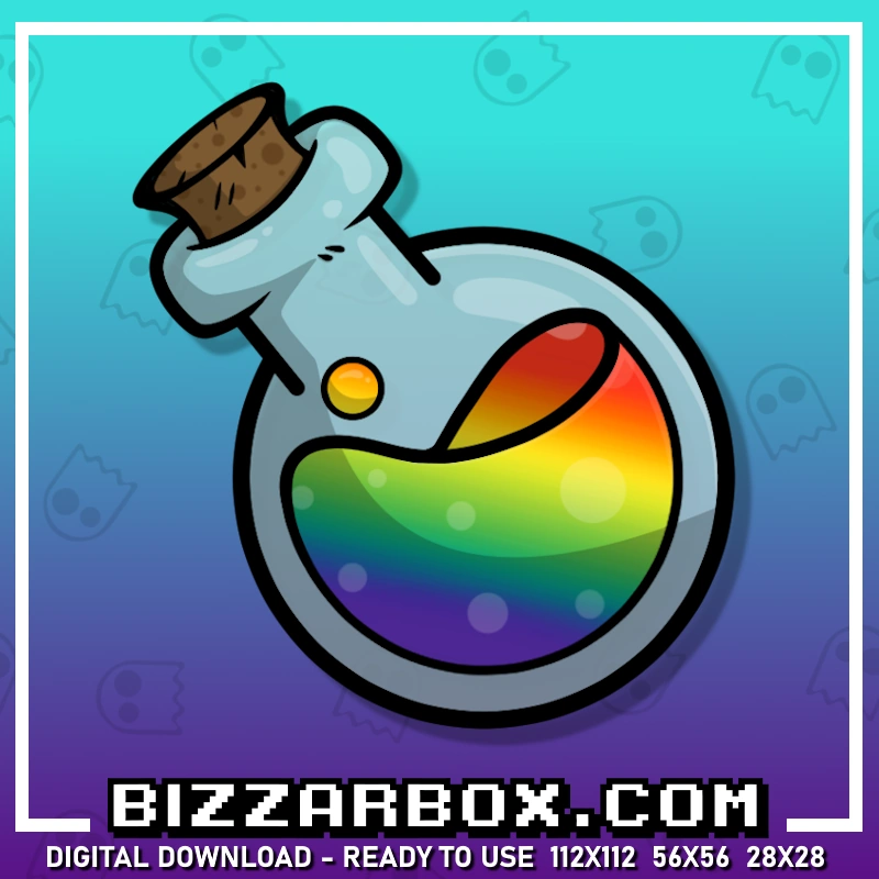 Rainbow Potion Emote for Streamers