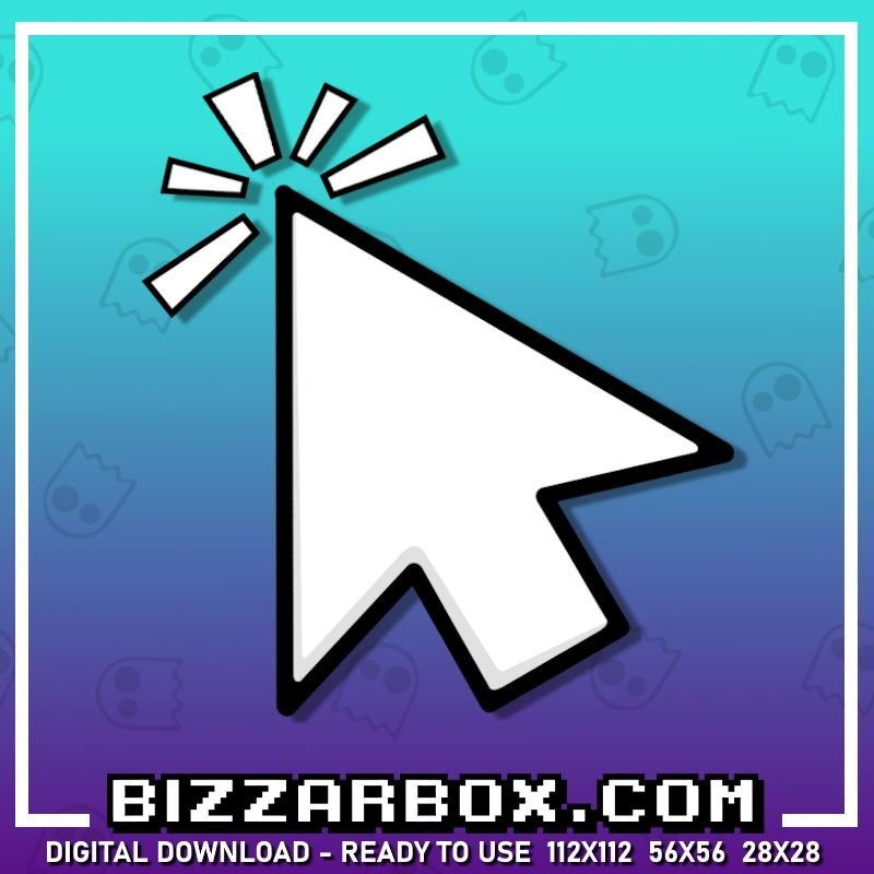 Mouse Clicks Emote for Twitch Streamers and Discord by BizzarBox