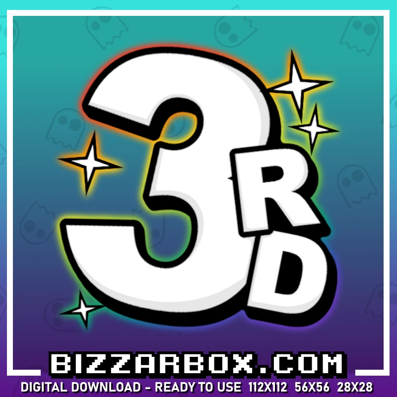 Third Streamer Emote for Twittch and Discord created by BizzarBox