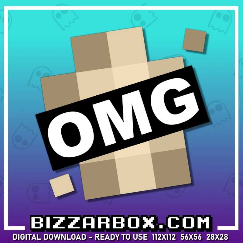 Censored OMG Emote for Streamers Twitch Discord by BizzarBox