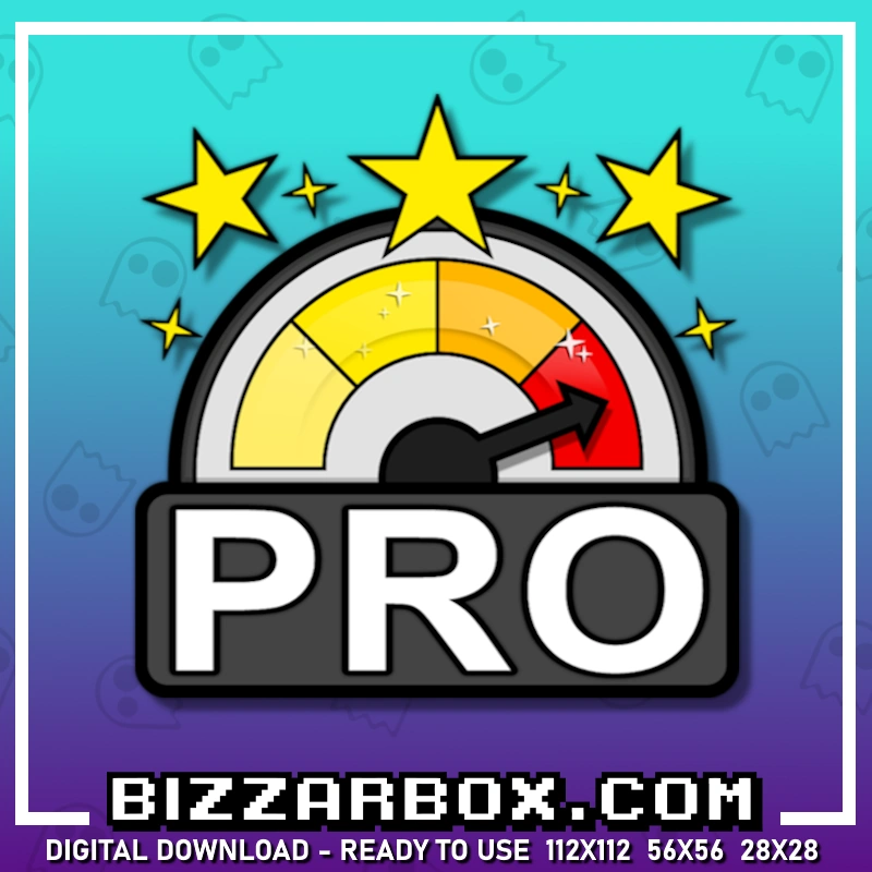 Pro Emote for Streamers Twitch, Kick, Discord, YouTube, TikTok. Created by BizzarBox