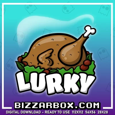 Twitch Streamer Emote - Turkey Lurky